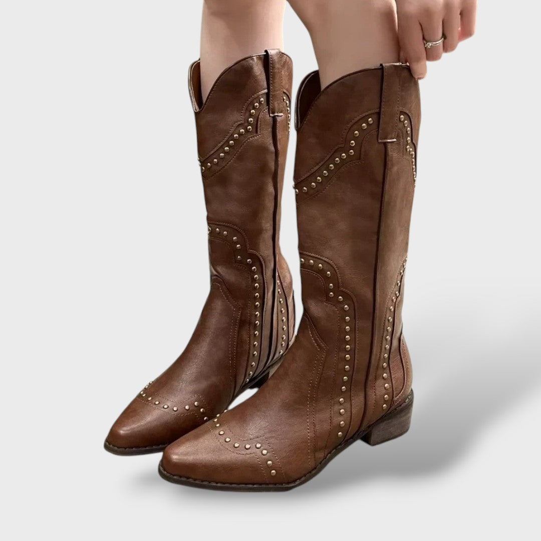 Bottes Cowboy Femme Talon Moyen