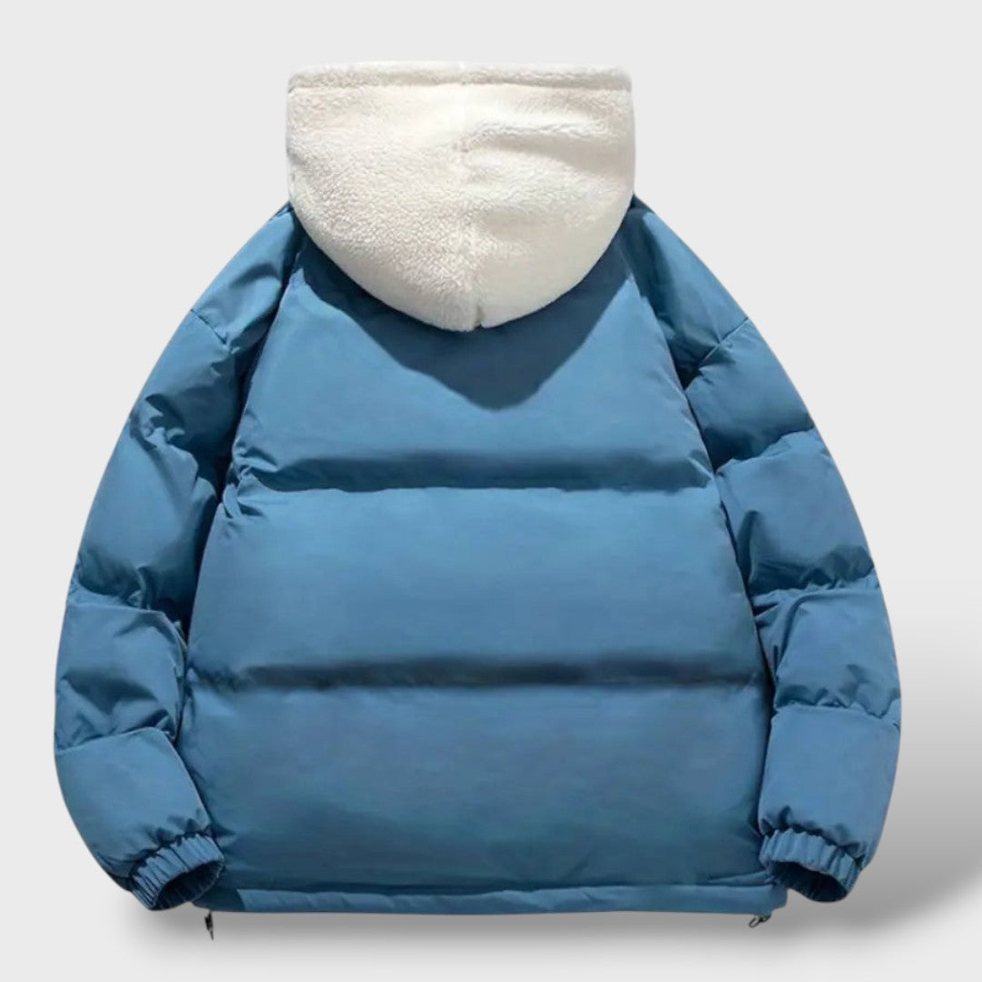 Veste d'hiver chaude pour femmes avec fermeture éclair