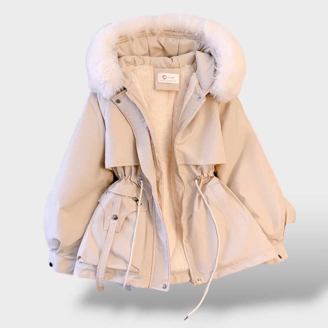 Parka d'Hiver avec Capuche pour Femme