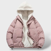 Veste d'hiver chaude pour femmes avec fermeture éclair