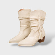 Bottines Western avec Franges pour Femme