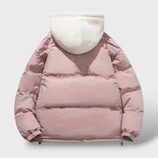 Veste d'hiver chaude pour femmes avec fermeture éclair