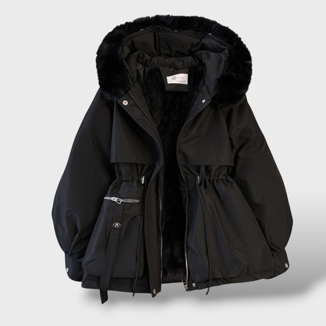 Parka d'Hiver avec Capuche pour Femme