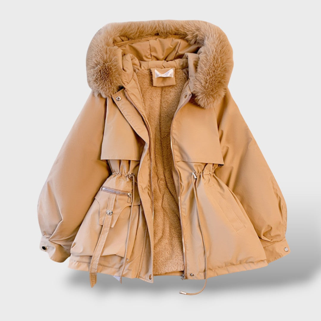 Parka d'Hiver avec Capuche pour Femme