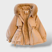 Parka d'Hiver avec Capuche pour Femme