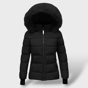Manteau Matelassé d'Hiver avec Capuche