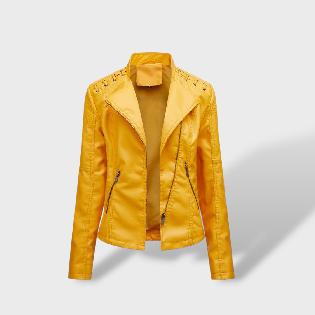 Valeria™ | Veste en cuir femme