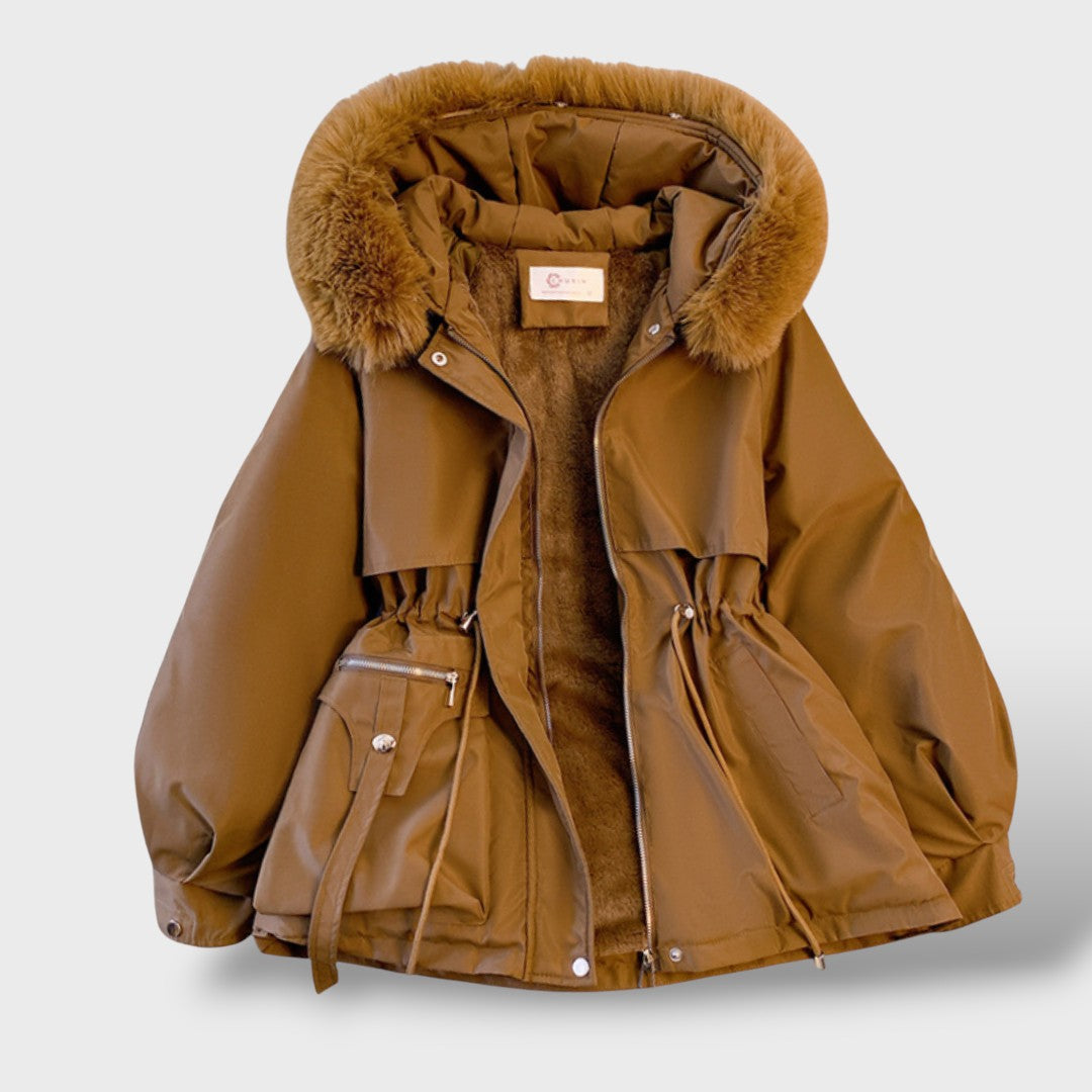 Parka d'Hiver avec Capuche pour Femme