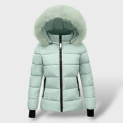Manteau Matelassé d'Hiver avec Capuche