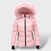 Manteau Matelassé d'Hiver avec Capuche