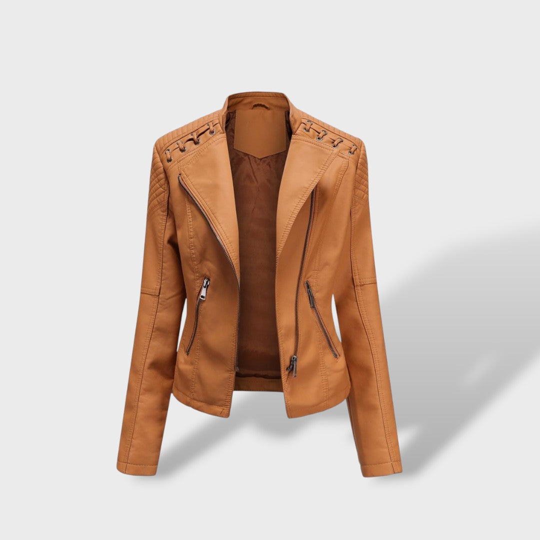 Valeria™ | Veste en cuir femme