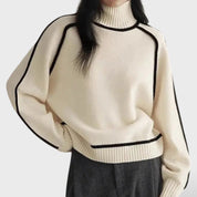 Pull à Col Montant Femme | Confort Doux et Raffiné