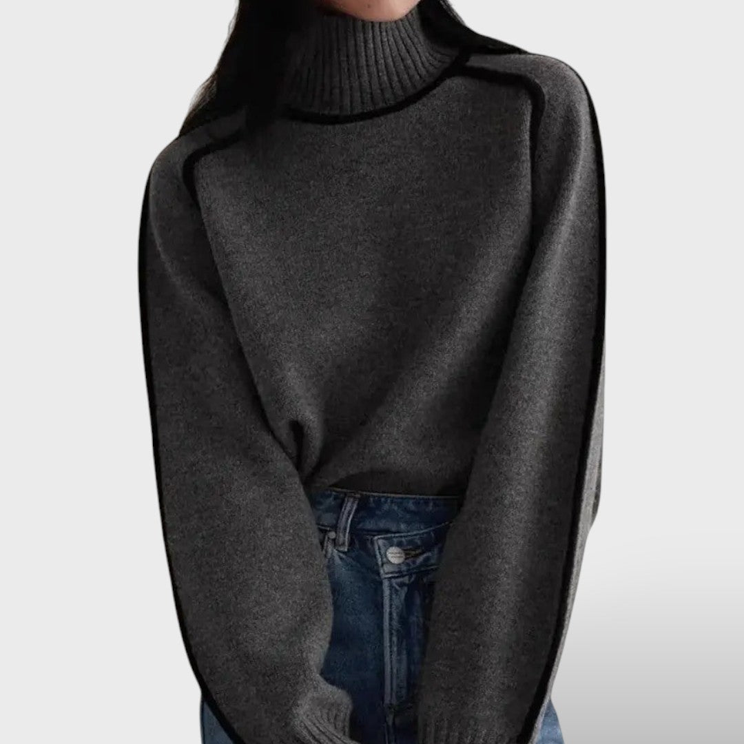 Pull à Col Montant Femme | Confort Doux et Raffiné