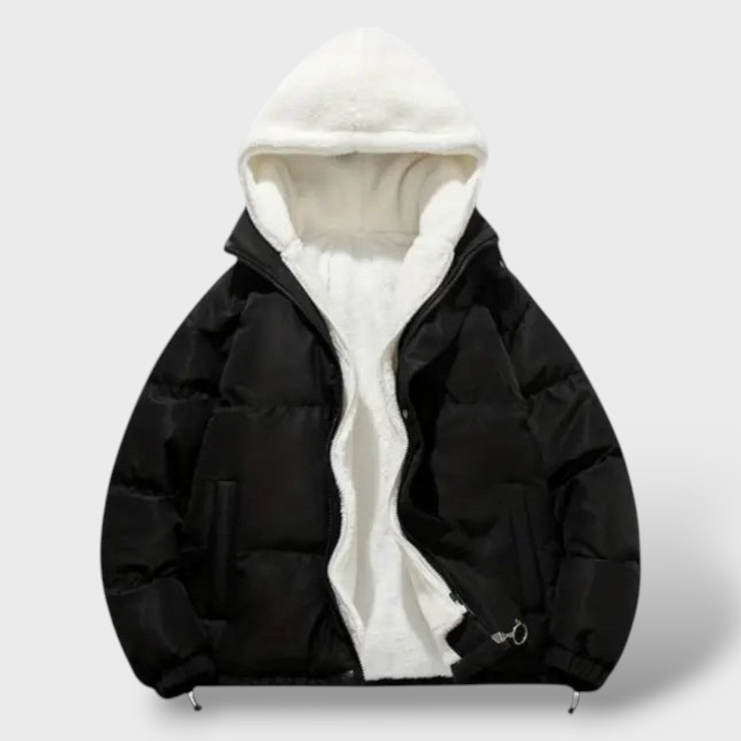 Veste d'hiver chaude pour femmes avec fermeture éclair