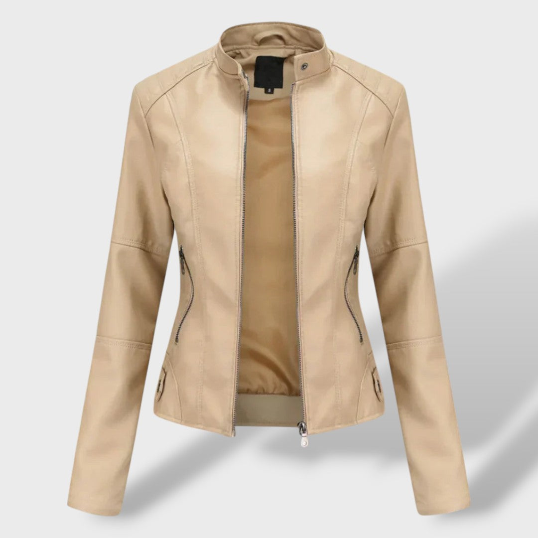 Isabel™ | Veste en cuir femme