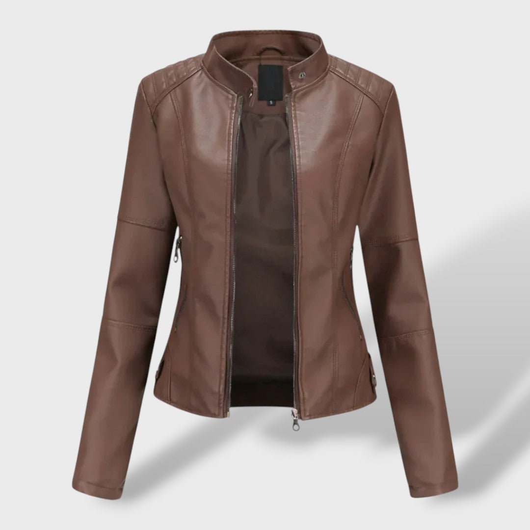 Isabel™ | Veste en cuir femme