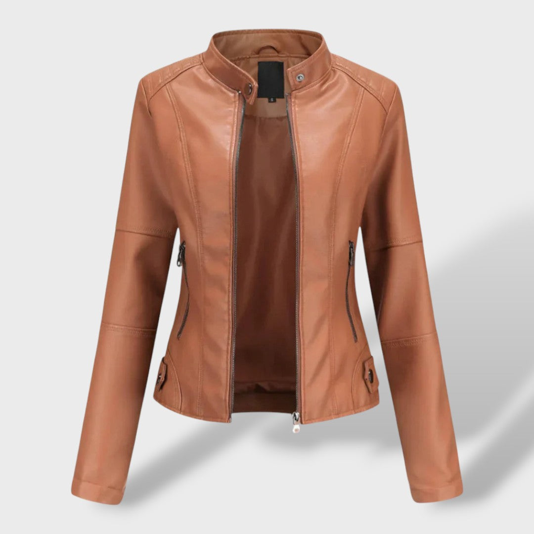 Isabel™ | Veste en cuir femme