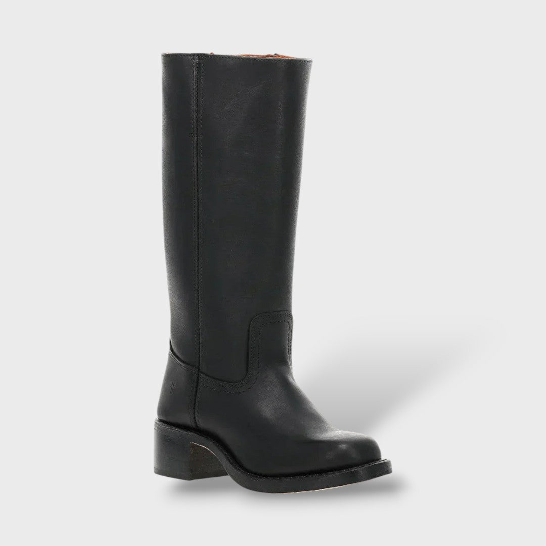 Bottes Hautes Élégantes avec Semelle Structurée