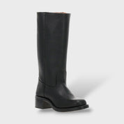 Bottes Hautes Élégantes avec Semelle Structurée