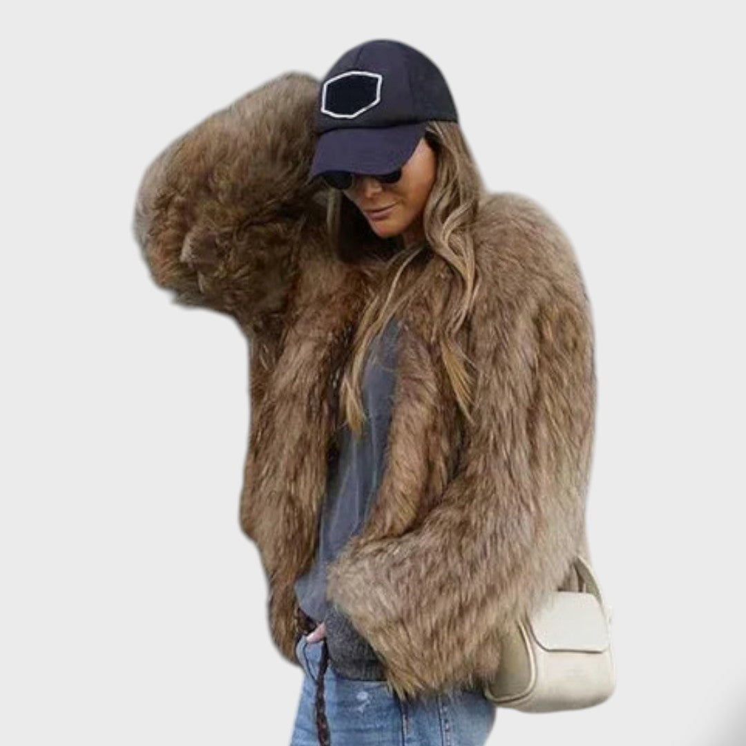 Adela™ | Manteau en peluche femme