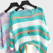 Haut Tricoté Léger avec Ouvertures