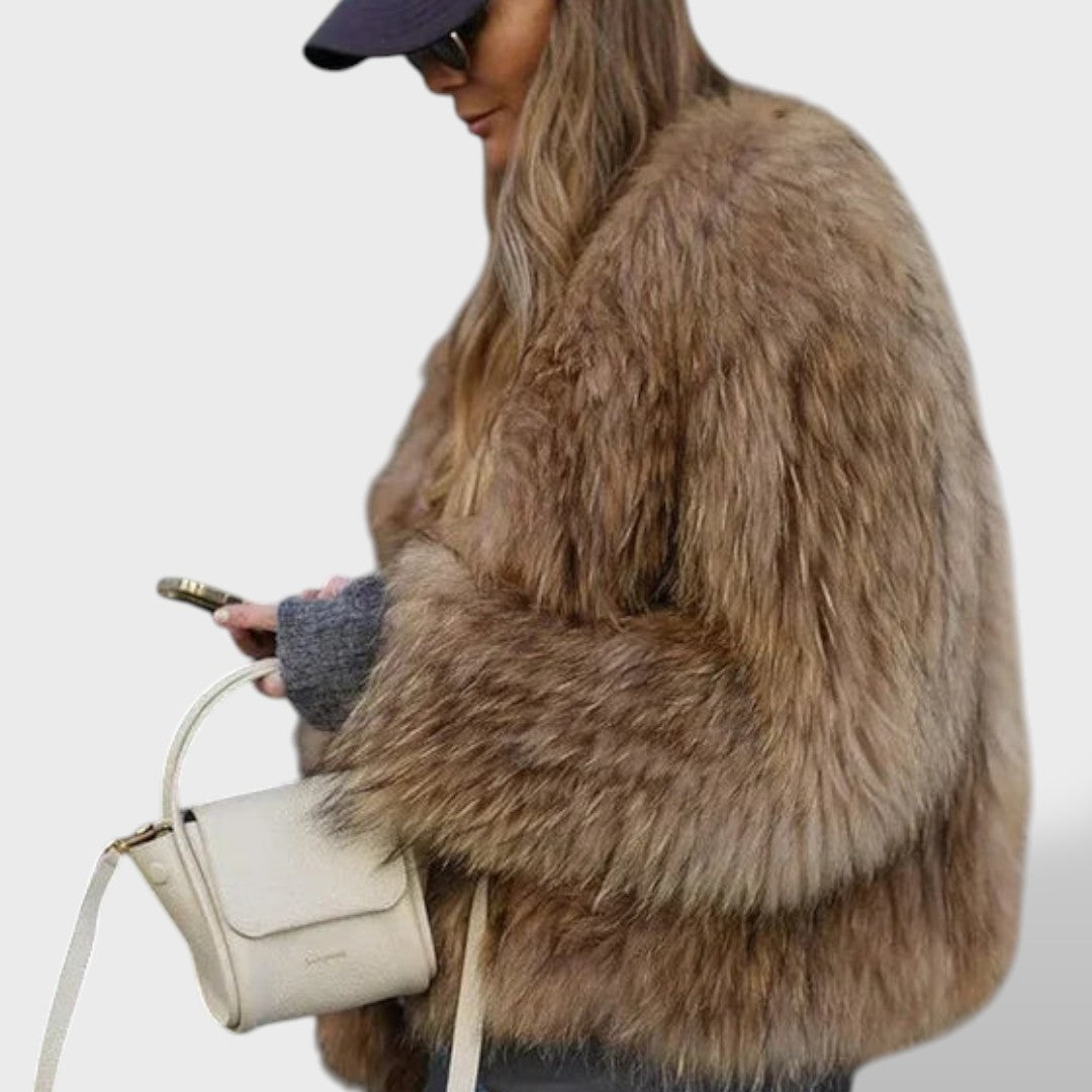 Adela™ | Manteau en peluche femme