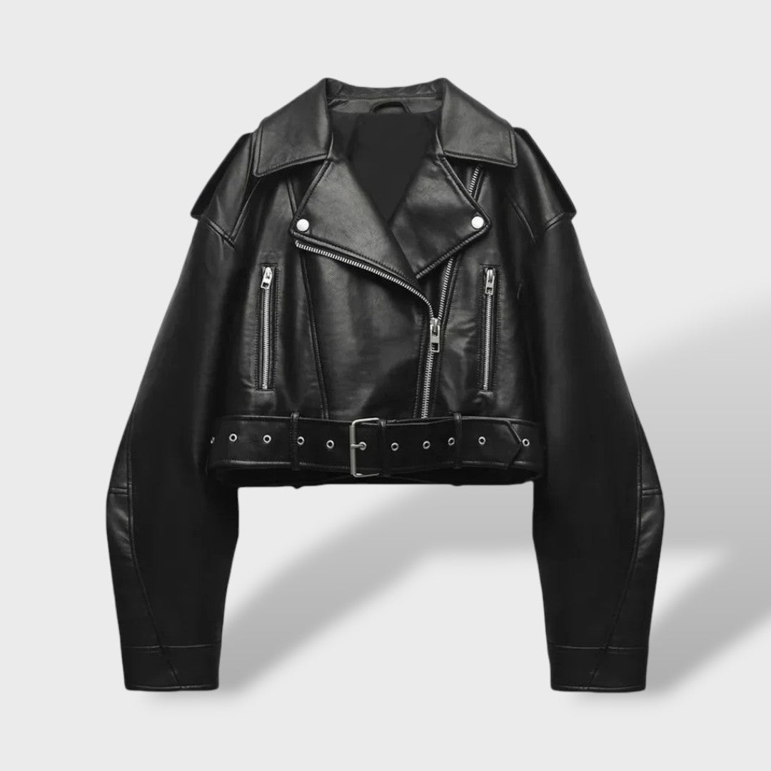 Veste en Simili Cuir Femme Oversize