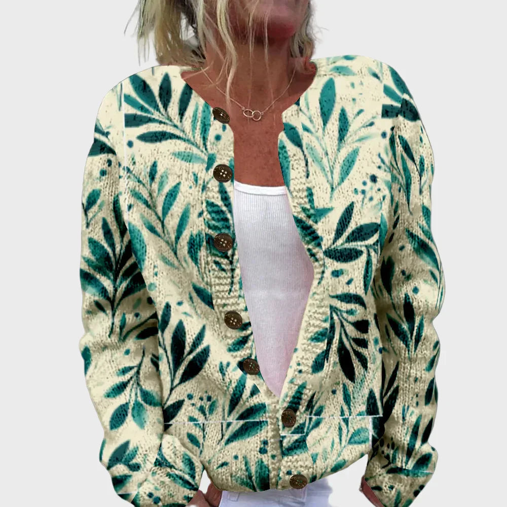 Nicolette | Gilet chic avec imprimé