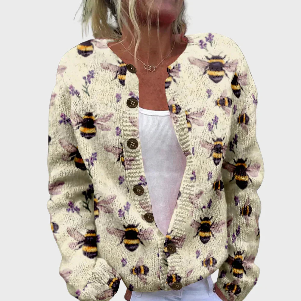 Gilet Tricoté Élégant avec Design