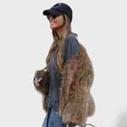 Adela™ | Manteau en peluche femme