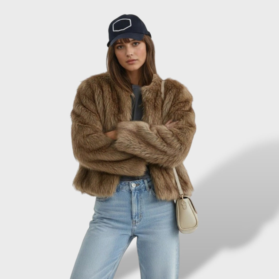 Adela™ | Manteau en peluche femme