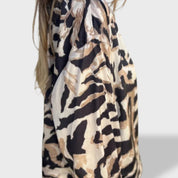 Valeria™ | Veste zippée avec imprimé zèbre