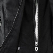 Lucía™ | Veste en cuir pour femme avec capuche