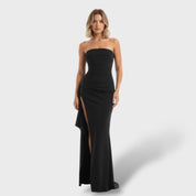 Robe Longue Élégante Sans Épaules