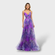 Robe florale femme élégante décontractée