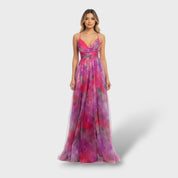 Robe florale femme élégante décontractée