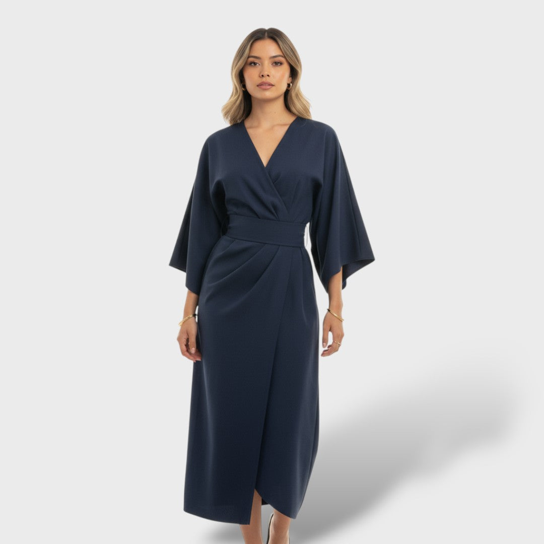 Robe élégante avec manches bouffantes