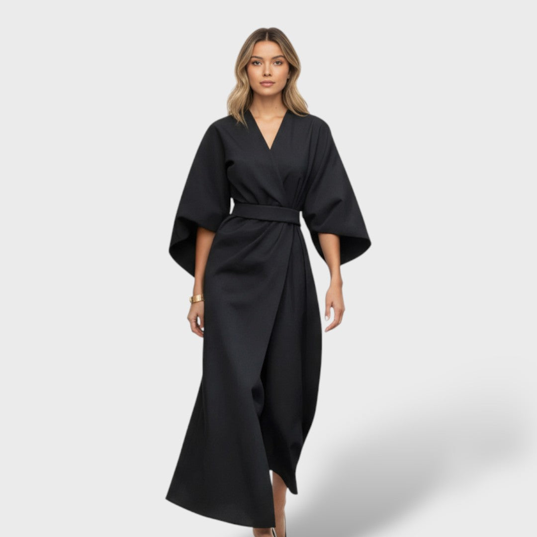 Robe élégante avec manches bouffantes