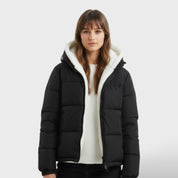 Veste d'hiver chaude pour femmes avec fermeture éclair