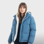 Veste d'hiver chaude pour femmes avec fermeture éclair
