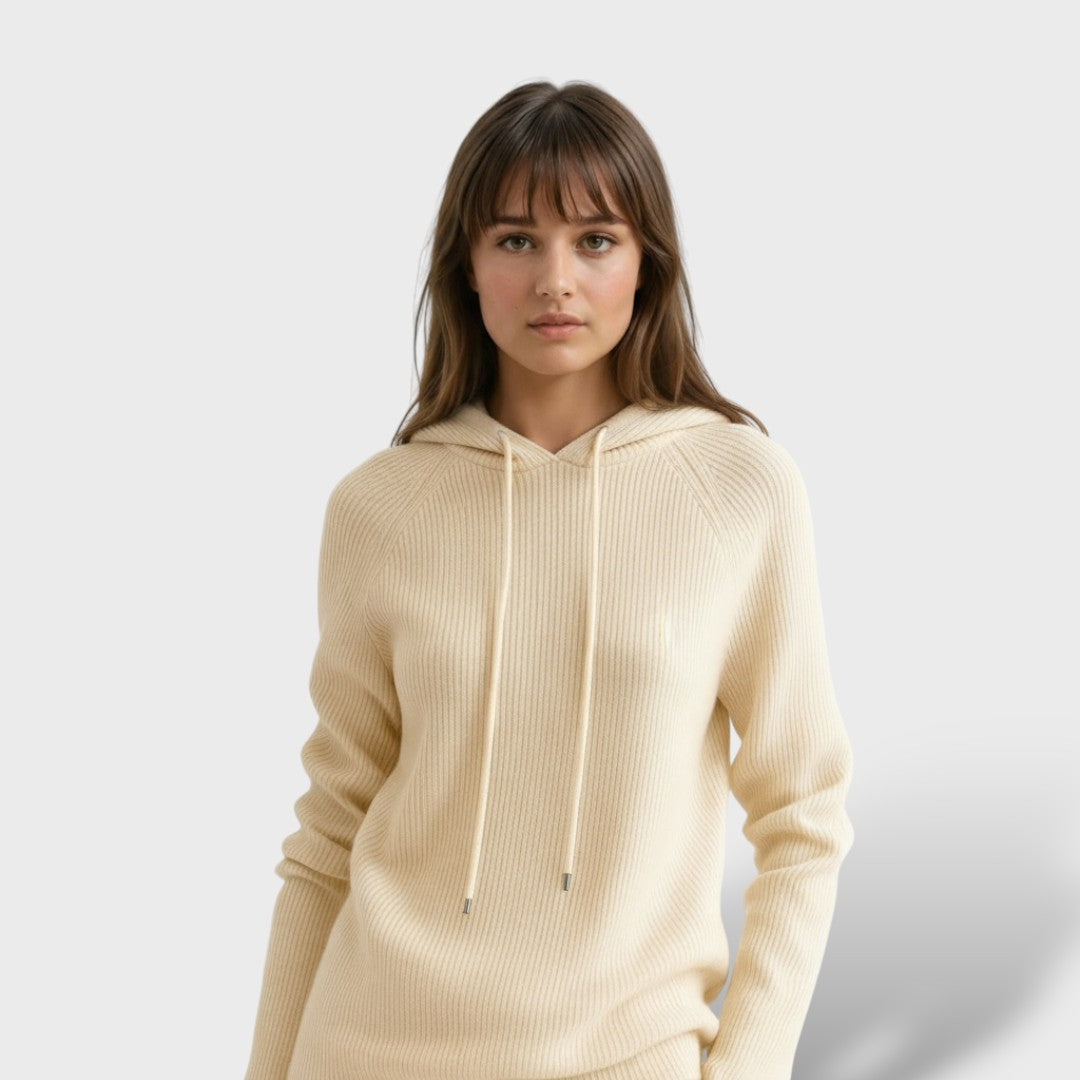 Sweatshirt en Cachemire Classique pour Femme