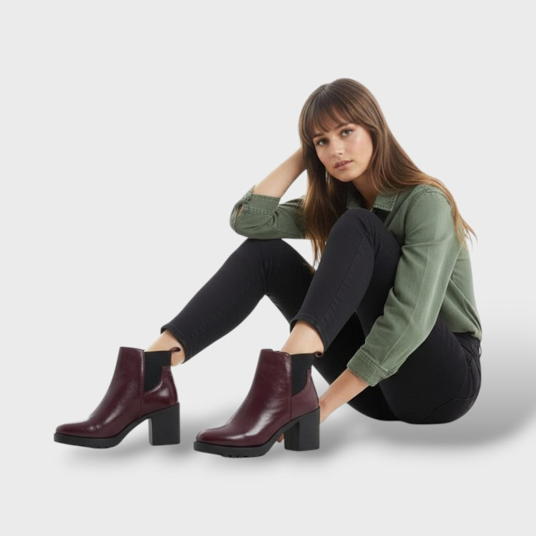 Bottines à Talons Blocs Classiques Femme