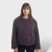 Manteau en Fourrure Synthétique Femme