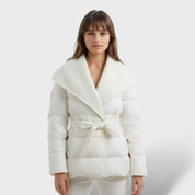 Manteau d'Hiver Femme en Laine et Duvet