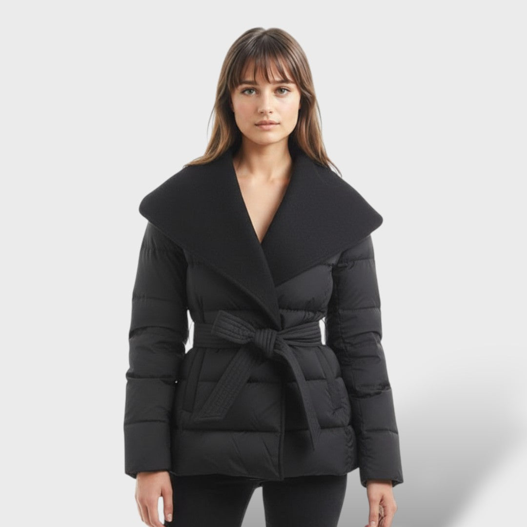 Manteau d'Hiver Femme en Laine et Duvet