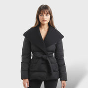 Manteau d'Hiver Femme en Laine et Duvet