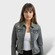 Veste en Jean Femme Slim Fit