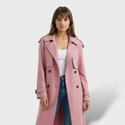 Manteau Trench Long Élégant pour Dames