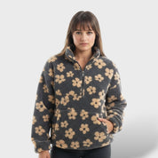 Pull Polaire Bohème en Sherpa pour Femme