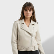 Veste en Simili Cuir Femme Oversize